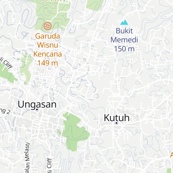 Map of Bukit Lempuyang