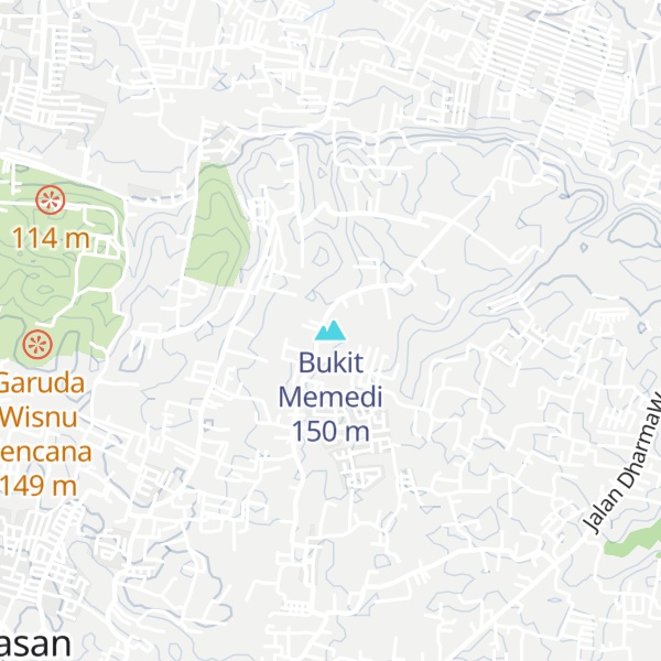 Map of Bukit Memedi