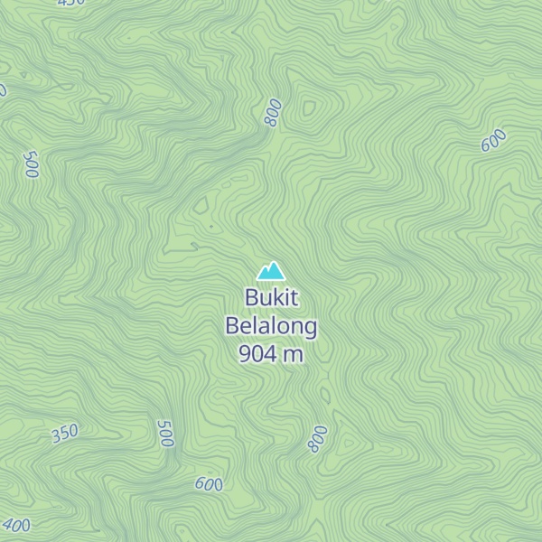 Map of Bukit Belalong