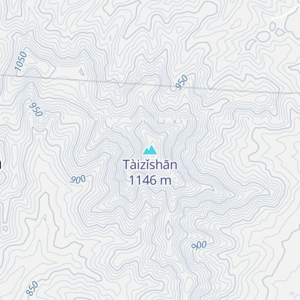 Map of Tàizǐshān