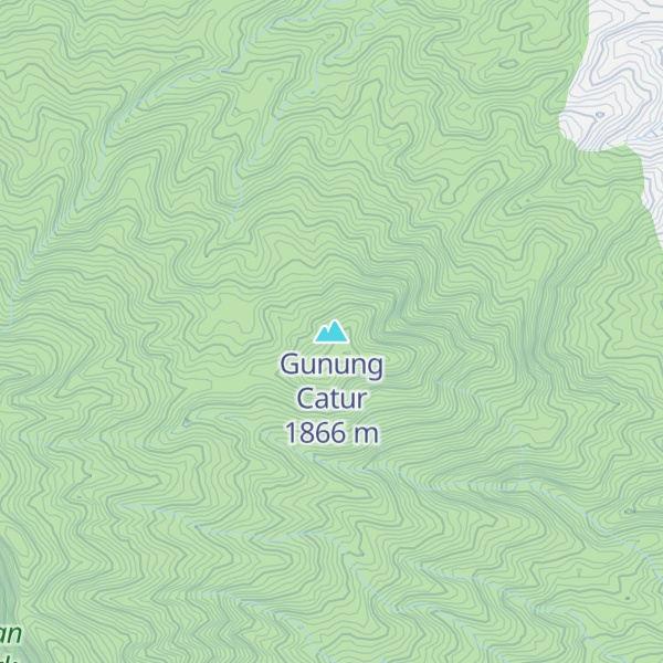 Map of Gunung Catur
