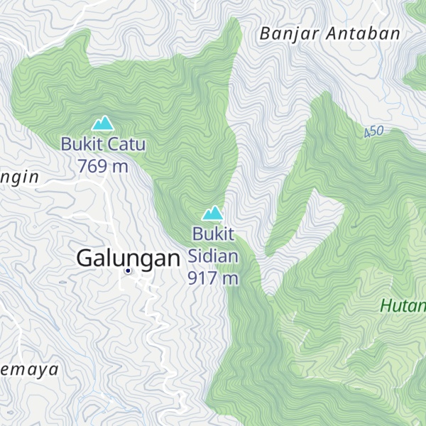 Map of Bukit Sidian