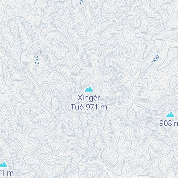 Map of Xìngér Tuó