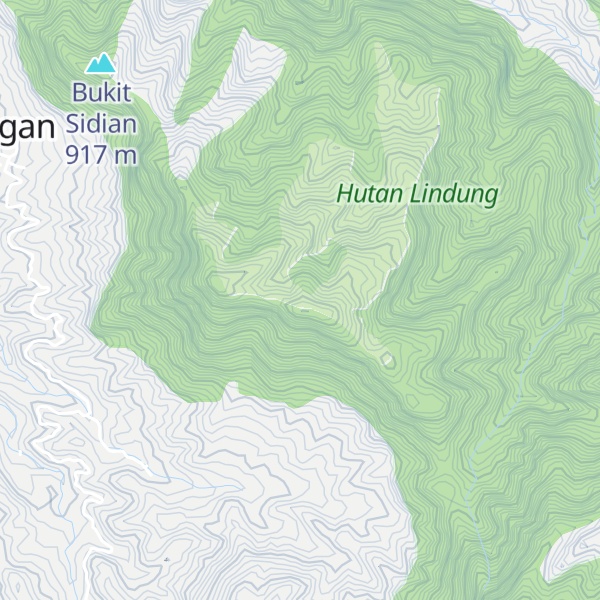 Map of Gunung Tengayang