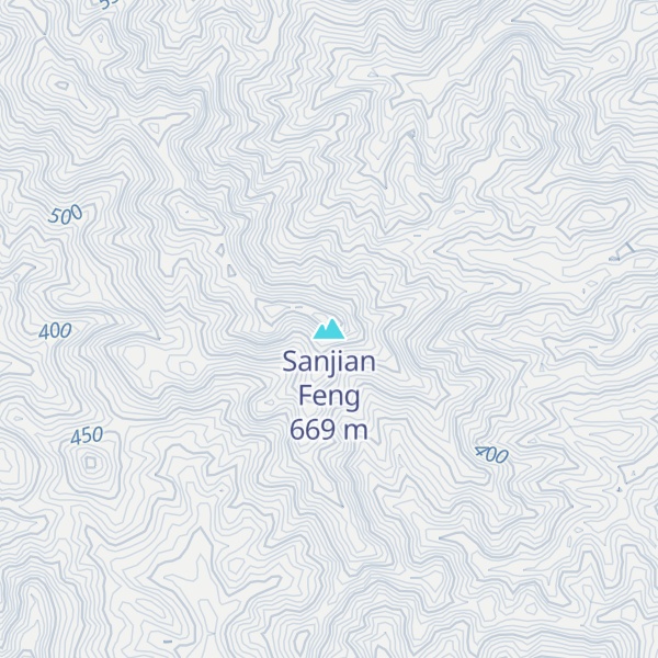 Map of Sanjian Feng