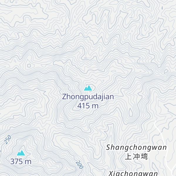 Map of Zhongpudajian