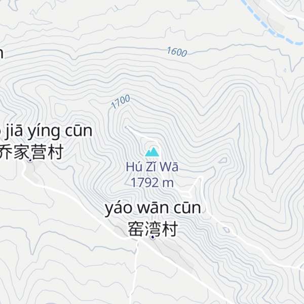 Map of Hú Zǐ Wā