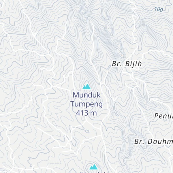 Map of Munduk Tumpeng