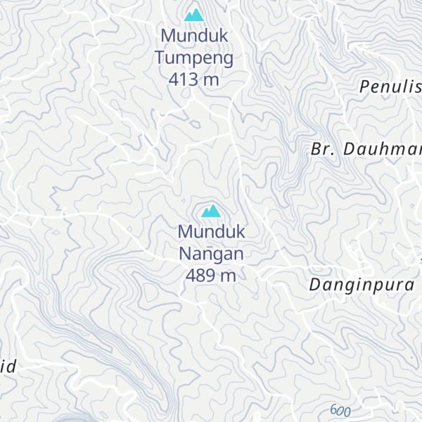 Map of Munduk Nangan