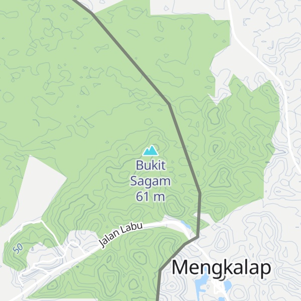 Map of Bukit Sagam
