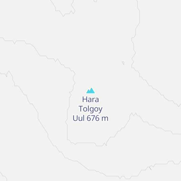 Map of Hara Tolgoy Uul