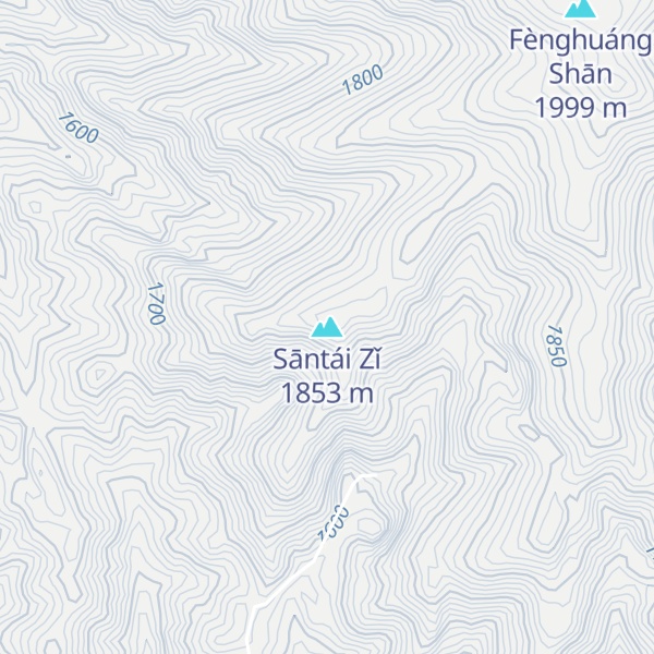 Map of Sāntái Zǐ