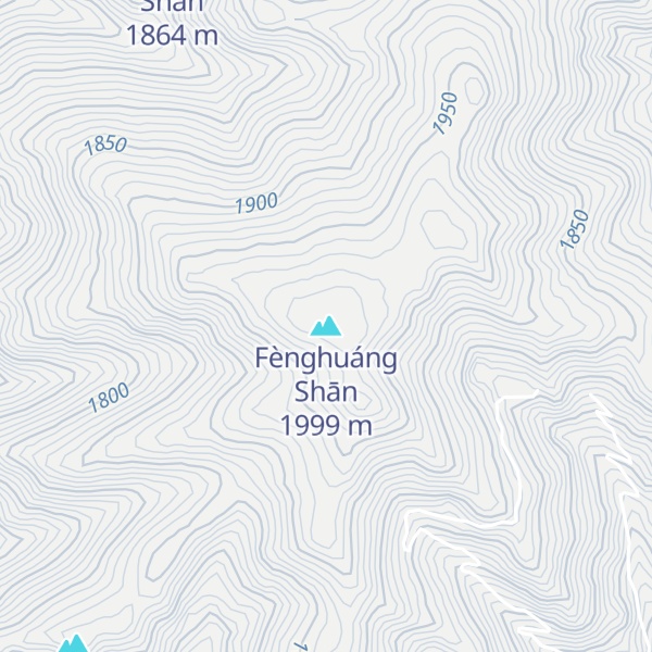 Map of Fènghuáng Shān