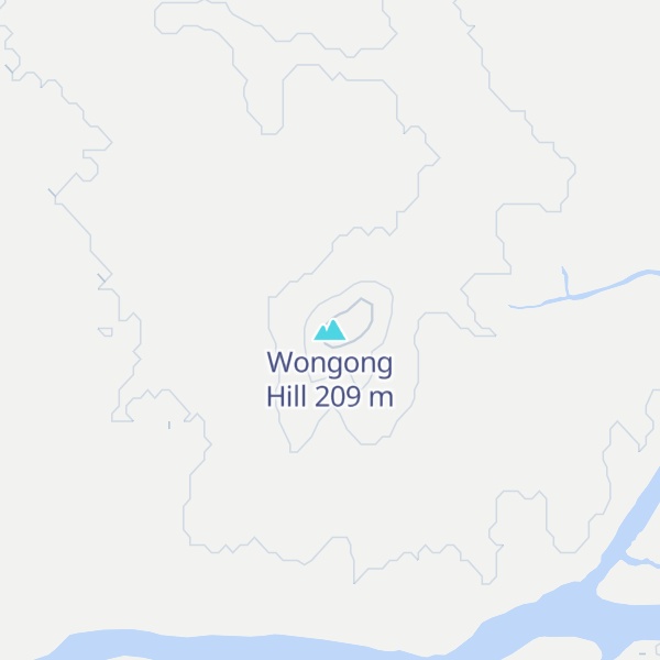 Map of Wongong Hill