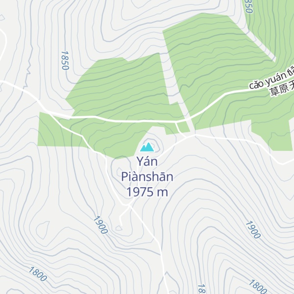Map of Yán Piànshān