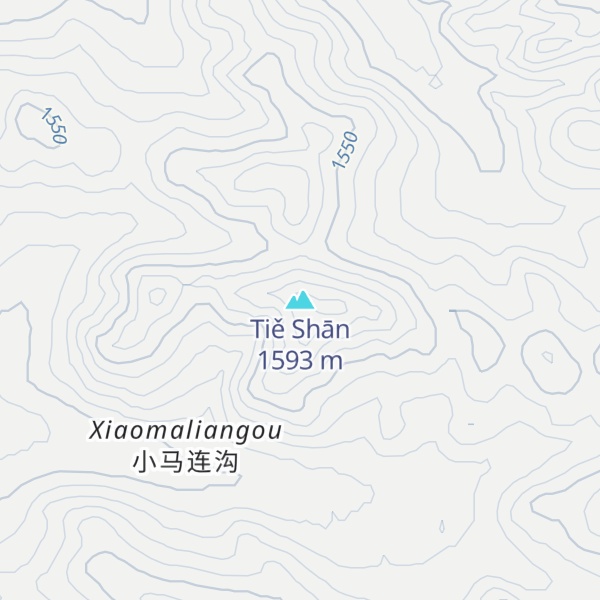 Map of Tiě Shān