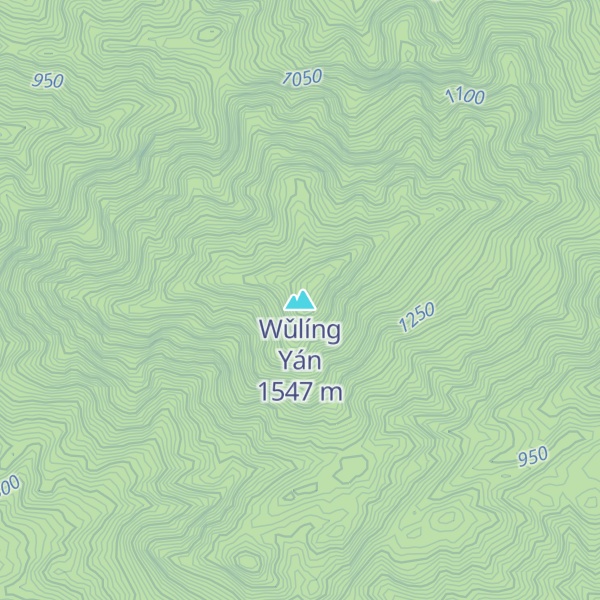 Map of Wǔlíng Yán