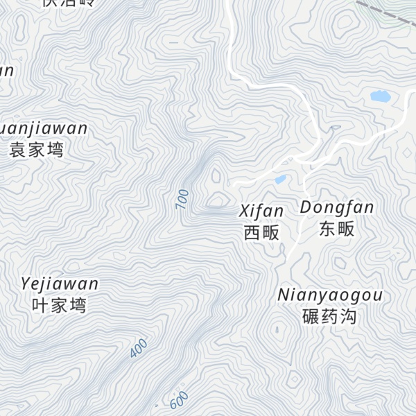 Map of Shizifeng