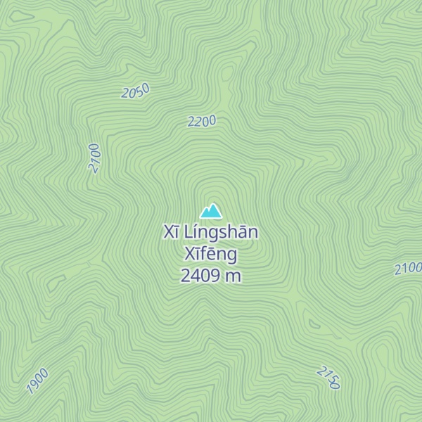 Map of Xī Língshān Xīfēng
