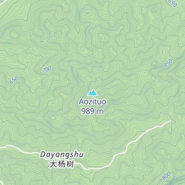 Map of Aozituo