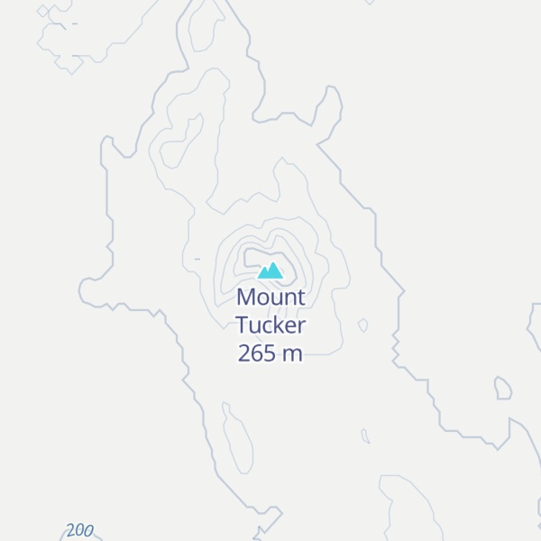 Map of Mount Tucker