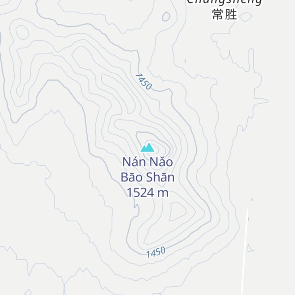 Map of Nán Nǎo Bāo Shān