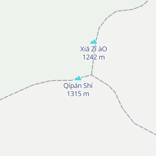 Map of Qípán Shí