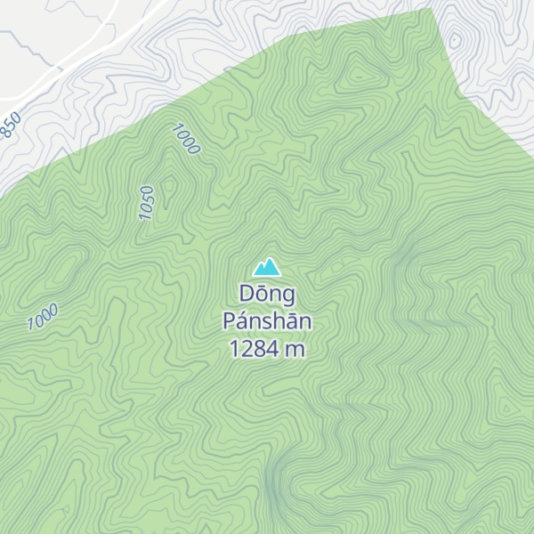 Map of Dōng Pánshān