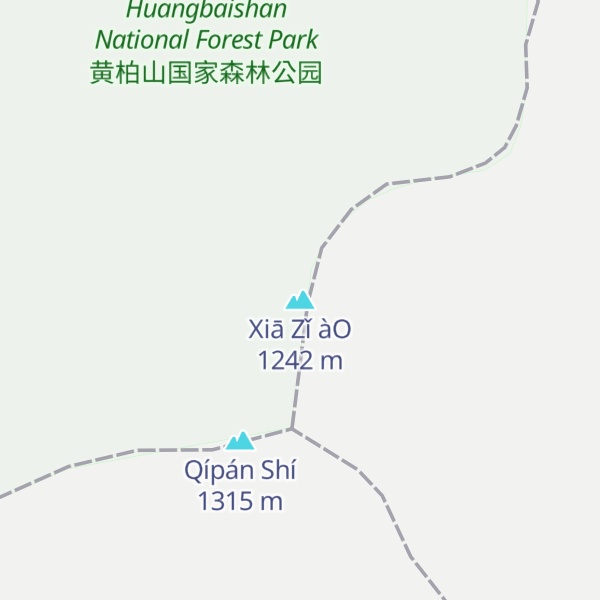 Map of Xiā Zǐ àO