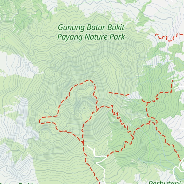 Map of Gunung Batur