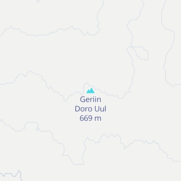 Map of Geriin Doro Uul