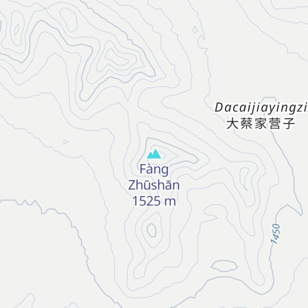Map of Fàng Zhūshān