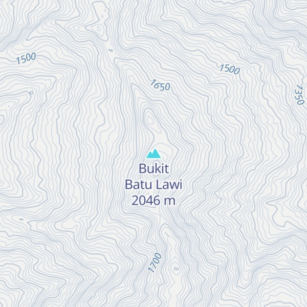 Map of Bukit Batu Lawi