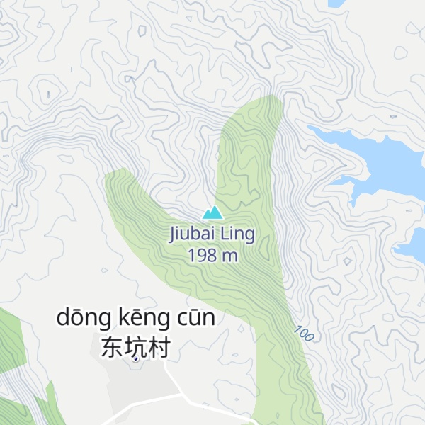 Map of Jiubai Ling