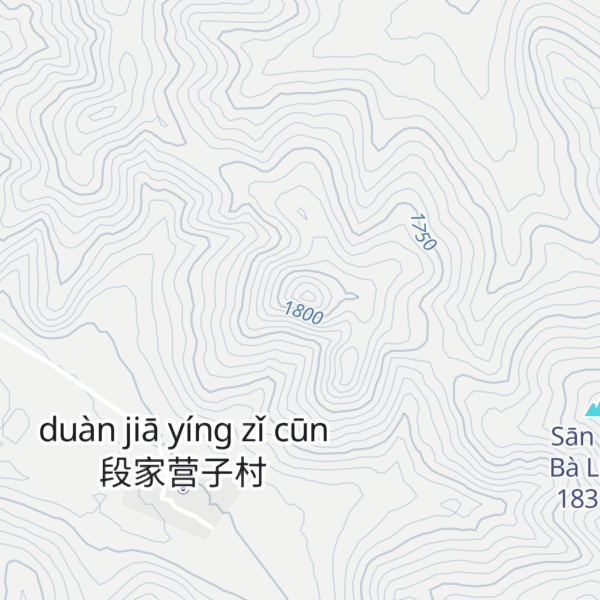Map of Bàn Gē Dá Shān