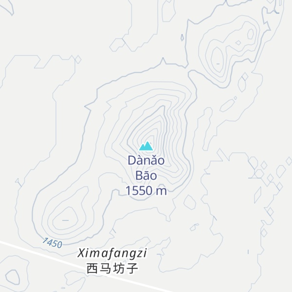 Map of Dànǎo Bāo