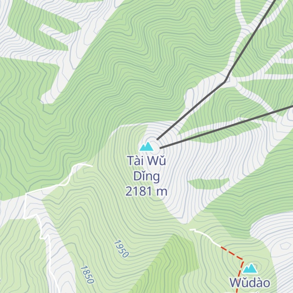 Map of Tài Wǔ Dǐng