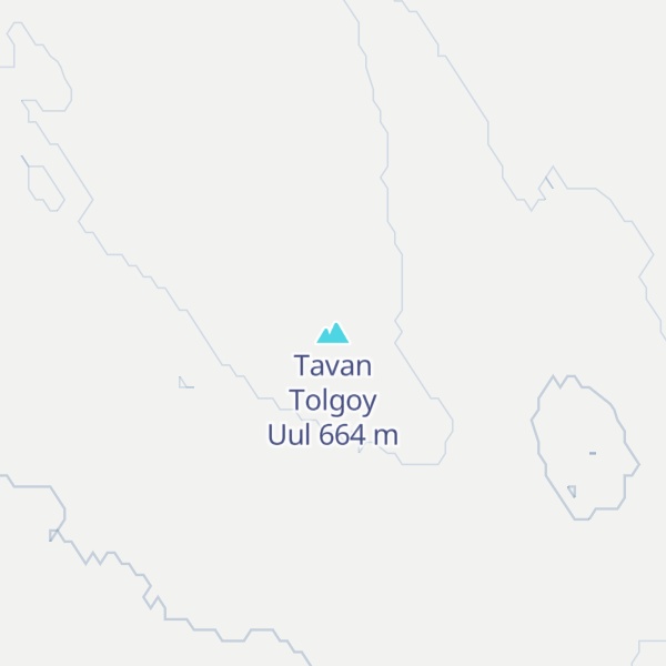 Map of Tavan Tolgoy Uul