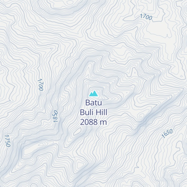 Map of Batu Buli Hill