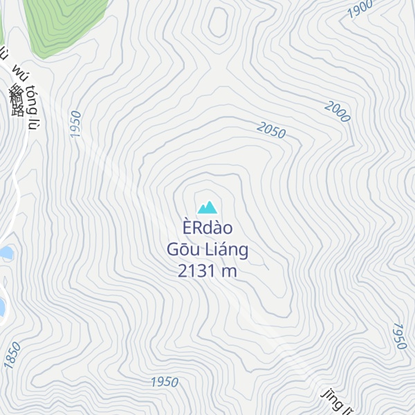 Map of ÈRdào Gōu Liáng