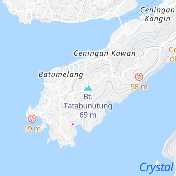 Map of Bt. Tatabunutung