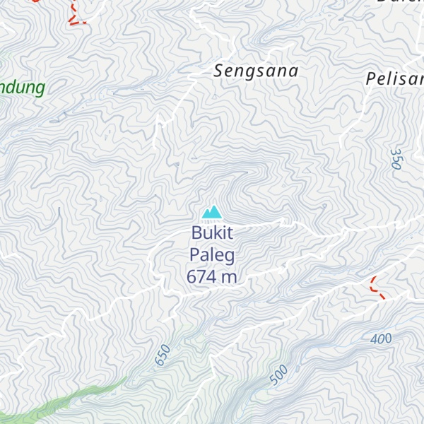 Map of Bukit Paleg