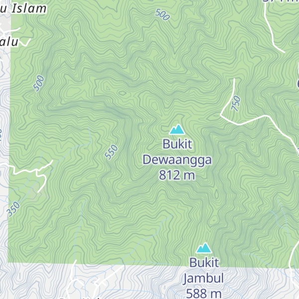 Map of Bukit Penebotaan