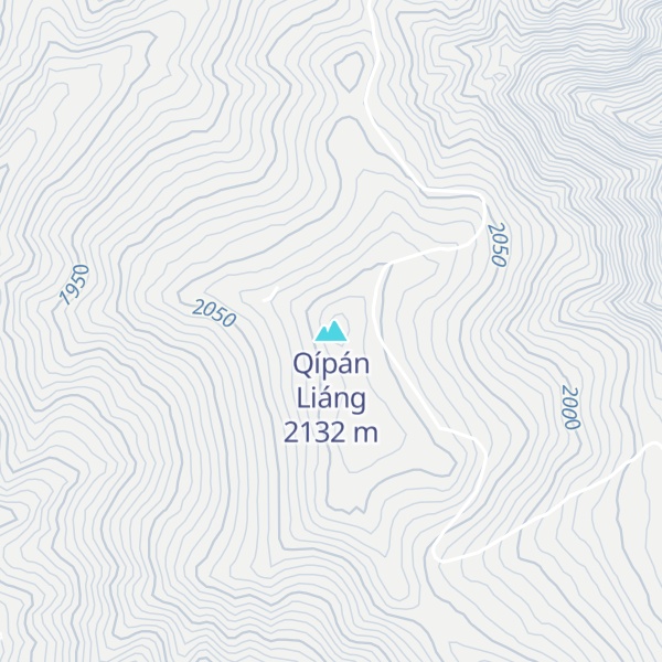 Map of Qípán Liáng