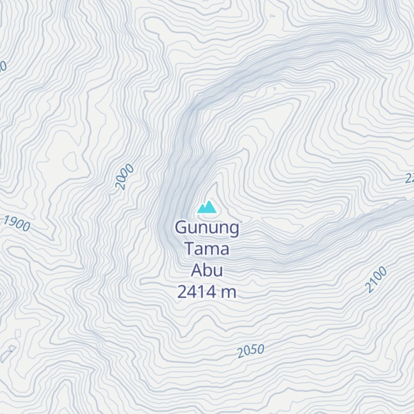 Map of Gunung Tama Abu