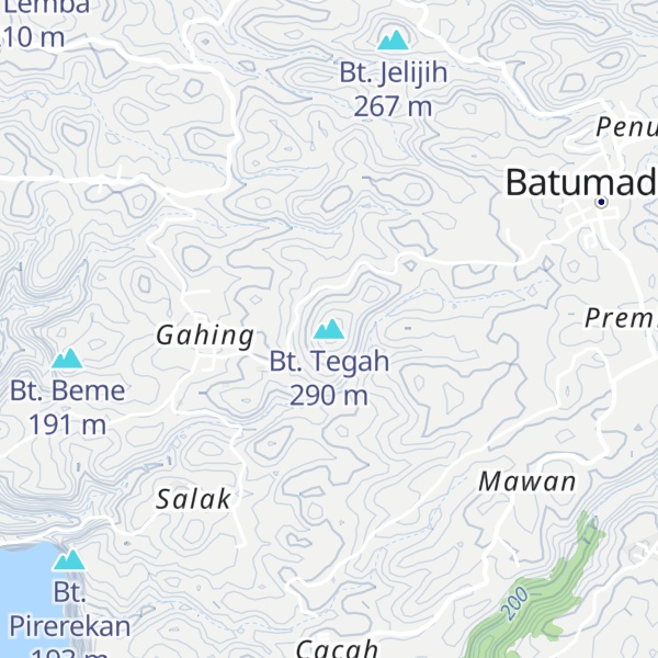 Map of Bt. Tegah