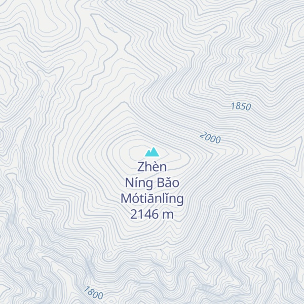 Map of Zhèn Níng Bǎo Mótiānlǐng