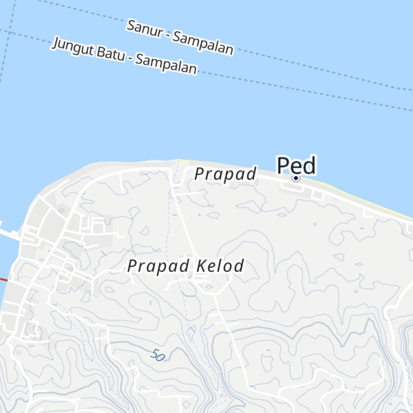 Map of Adi bungalow