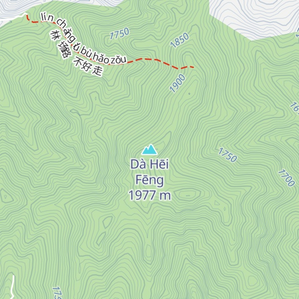 Map of Dà Hēi Fēng