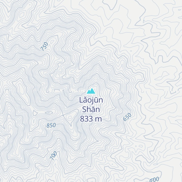 Map of Lǎojūn Shān